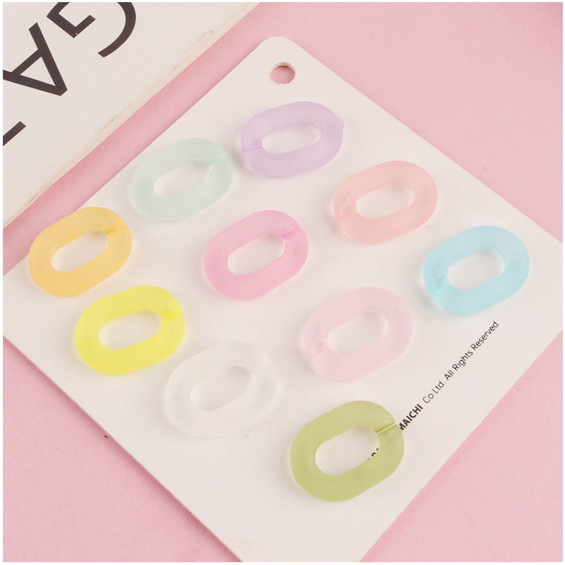 Set 20 Phụ Kiện Trang Sức Túi Xách Trong Suốt Nhiều Màu Sắc