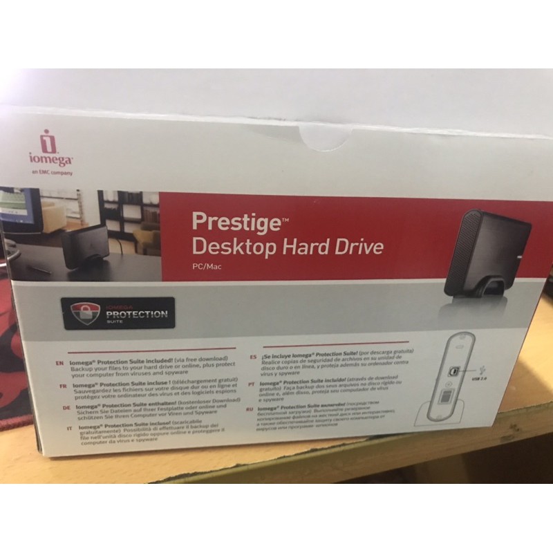 Box lắp ổ cứng PC 3.5 chính hãng iOmega fullbox