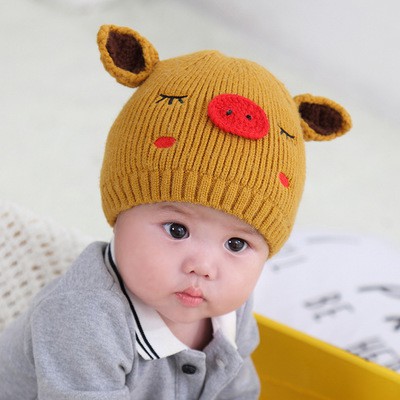 Nón len mũi lợn ngỗ nghĩnh