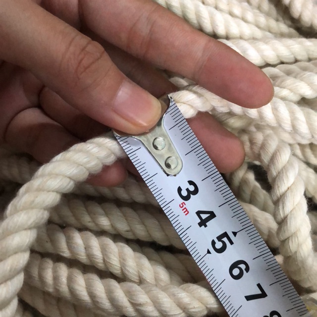 10m dây thừng cotton 10mm làm handmade