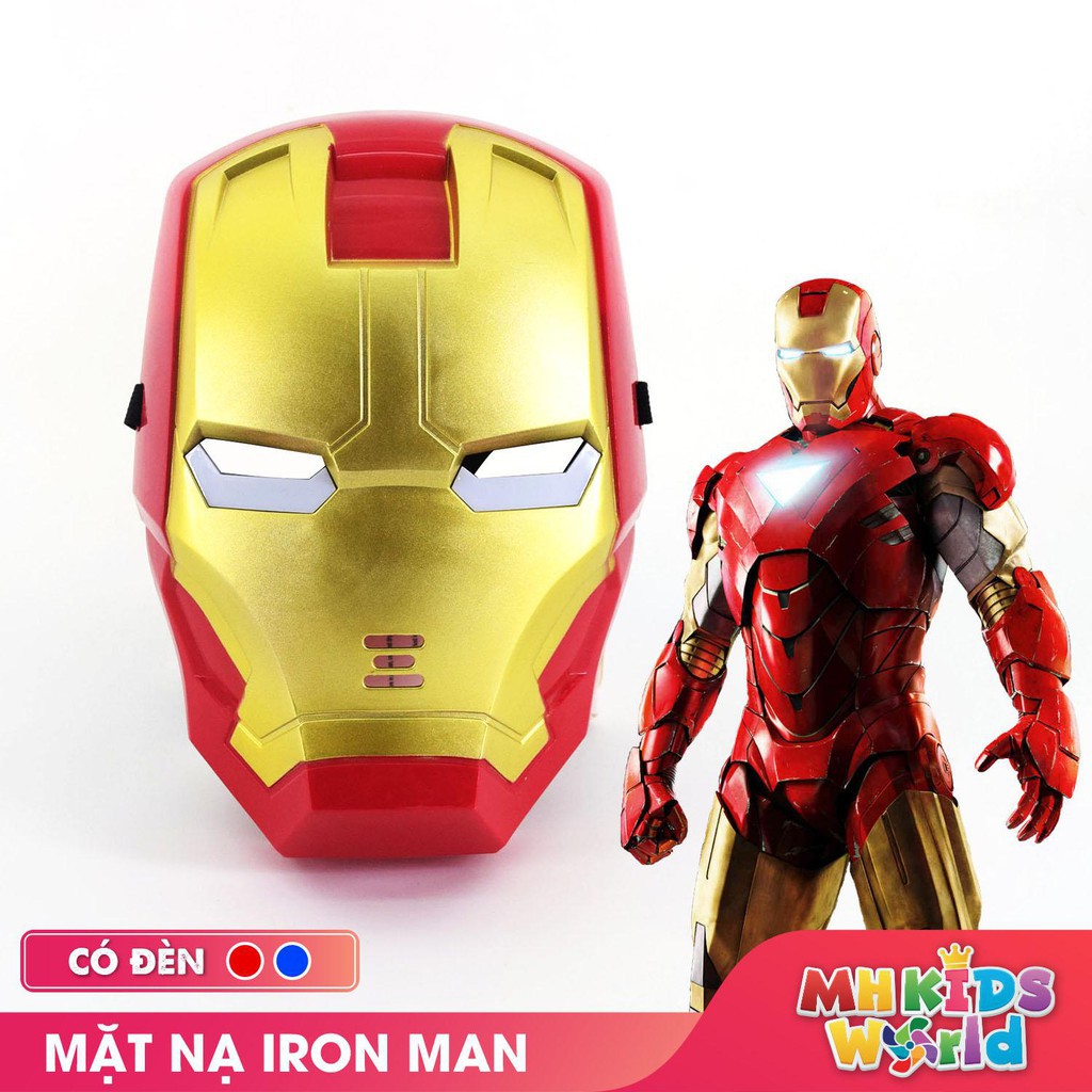 Đồ Chơi Mặt Nạ Người Sắt Iron Man Có Đèn Phát Nhạc | Sản phẩm làm bằng chất liệu an toàn cho bé DB2750 [SHIP TOÀN QUỐC]