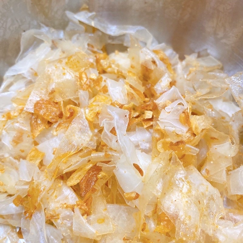 Bánh tráng DẺO SỢI muối nhuyễn + topping