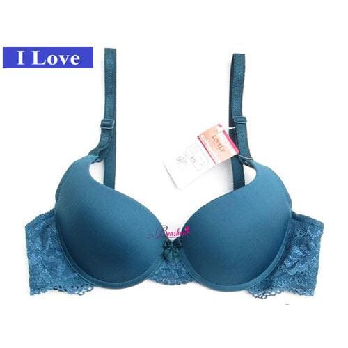 Áo ngực Lovely xuất Nhật quả trơn dây ren mút ép vừa nâng ngực 175
