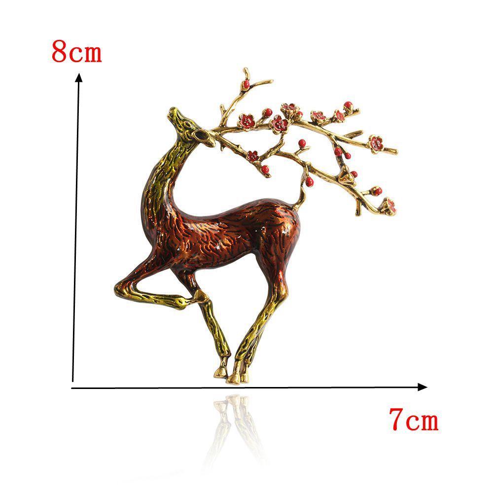 HS Trâm Cài Áo Hình Giáng Sinh 3D Sáng Tạo