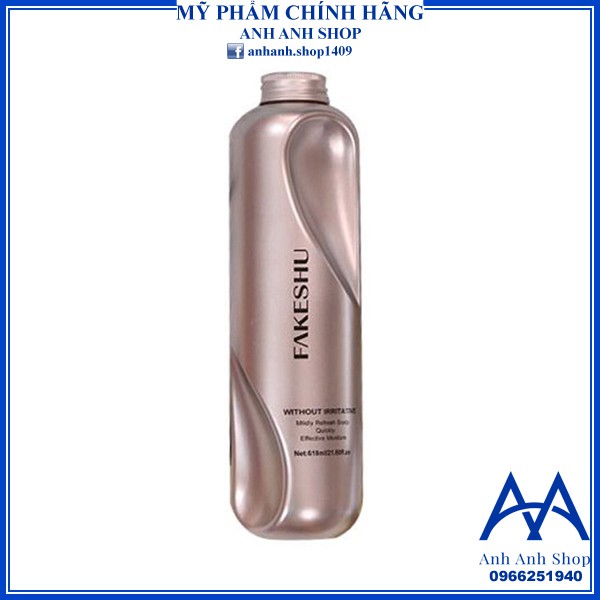 Hấp Phủ Lụa Fakeshu Keratin 618ml Cao Cấp