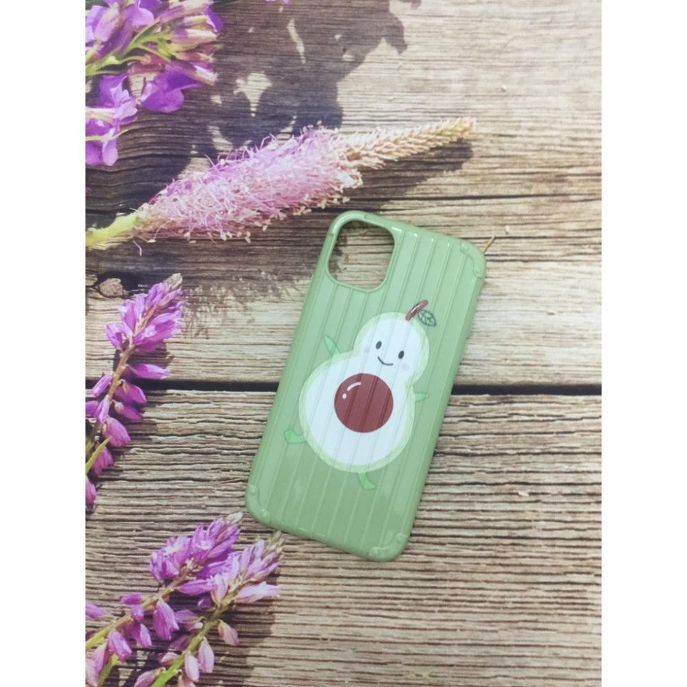 ỐP IPHONE VALI QUẢ BƠ AVOCADO SILICON MỀM XS MAX XR X 8plus 7plus 8 7 6plus 11 11 Pro 11 Pro max