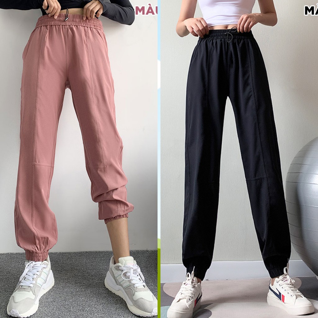 Quần jogger dáng trơn form rộng SIÊU THOẢI MÁI, chất thun mềm mịn, thoáng khí, phù hợp với mọi hoạt động thể thao