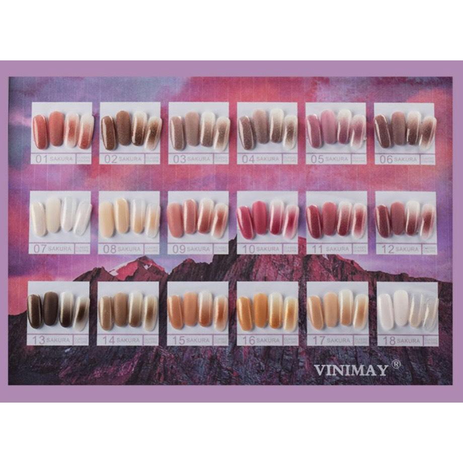 Sơn gel Vinimay bền màu cực kì mướt 15ML (dành cho tiệm nail chuyên nghiệp)