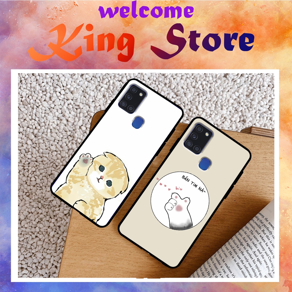 Ốp lưng Samsung A11/A21/A21S in hình Mèo con siêu đáng yêu, ngộ nghĩnh_KINGSTORE.HN_Ốp SS