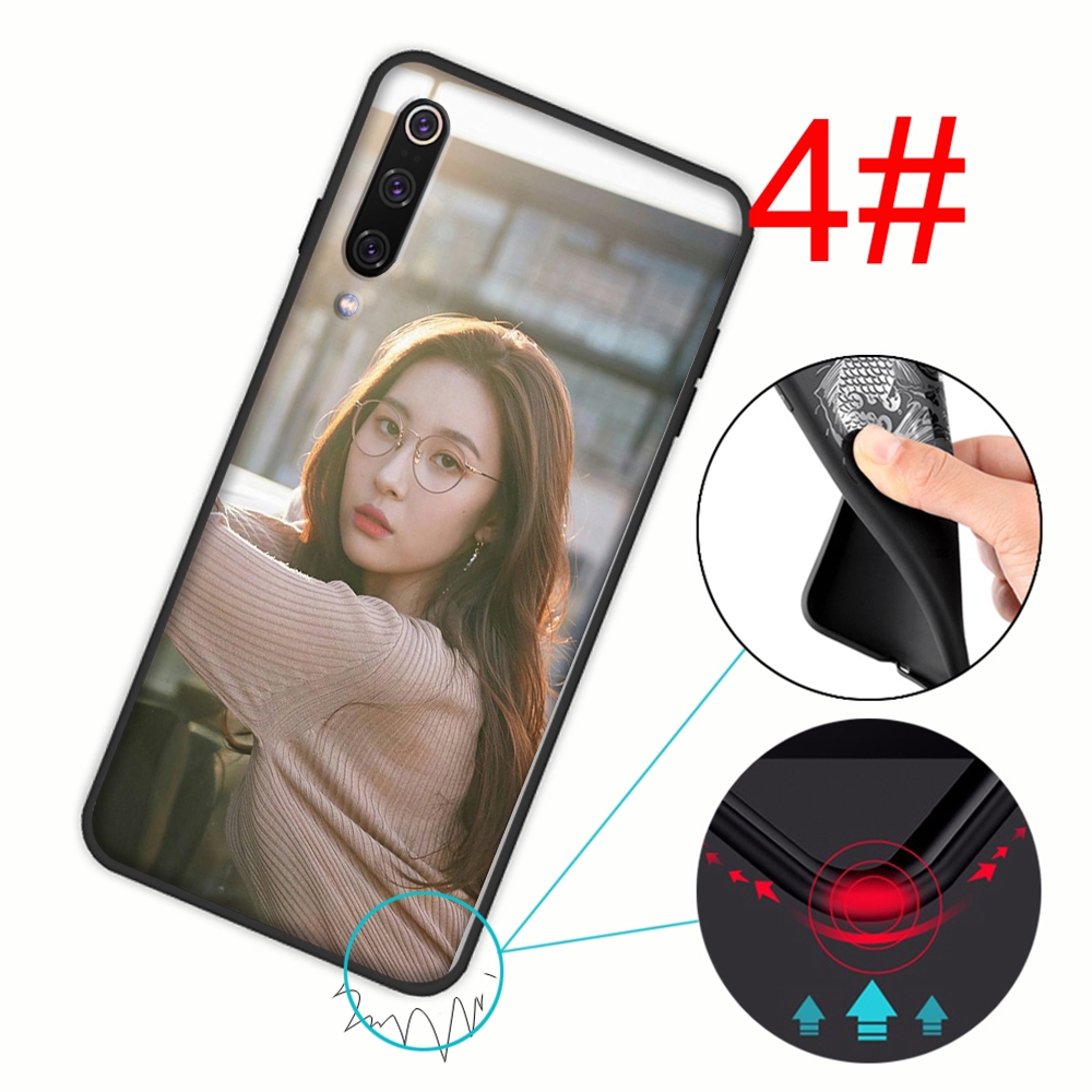 Ốp Lưng Silicone Hình Ca Sĩ Lee Sun Mi 80yx Cho Xiaomi Mi6 8 Lite 9 Se Pro Pocophone F1 Mix 2s