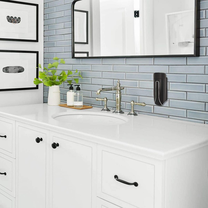 Set 2 Chai Nhựa Đựng Xà Phòng Dạng Lỏng 350Ml Gắn Tường Tiện Lợi Dành Cho Nhà Bếp / Khách Sạn