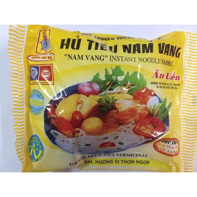 Hủ tiếu nam vang ăn liền thùng 30 gói.