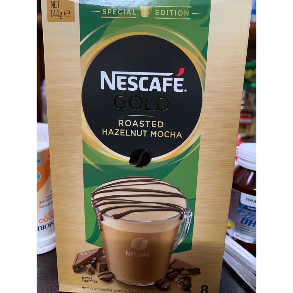 Cafe sữa bọt kem NESCAFE GOLD 8 gói - Úc | BigBuy360 - bigbuy360.vn