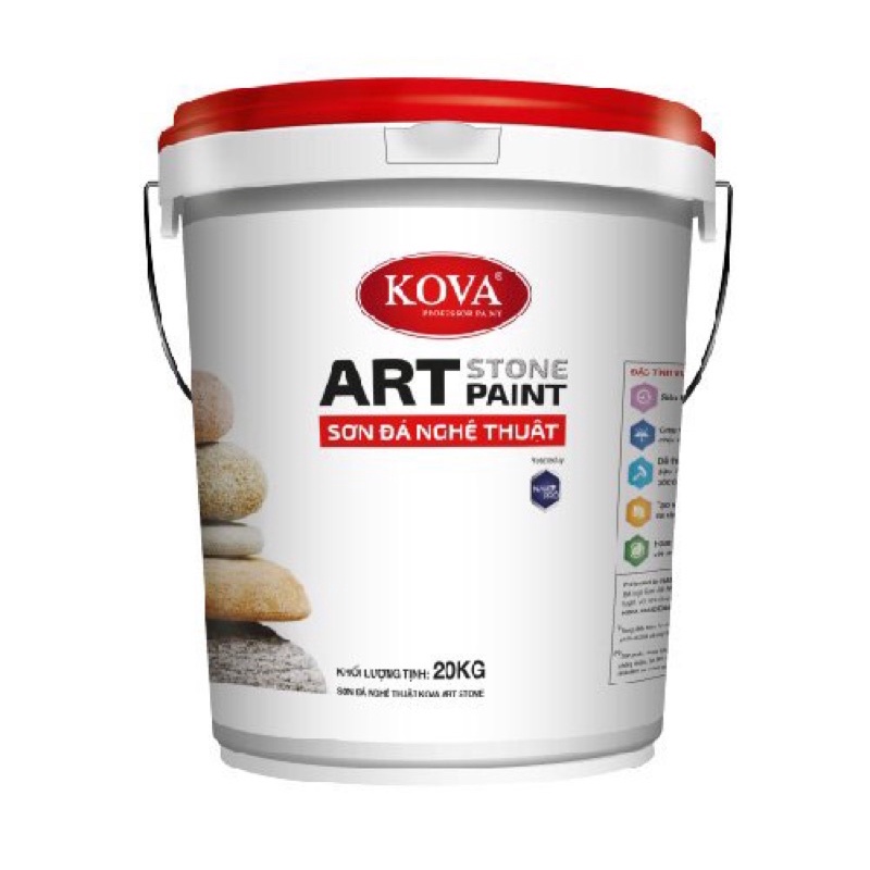 Sơn đá nghệ thuật Artstone paint kova 20kg