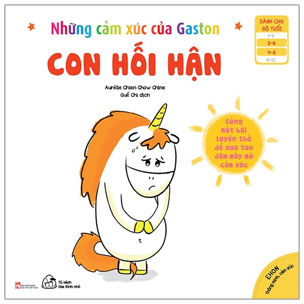 Sách Ehon Thông Minh Cảm Xúc - Những Cảm Xúc Của Gaston - Con Hối Hận (Từ 3 - 8 Tuổi)