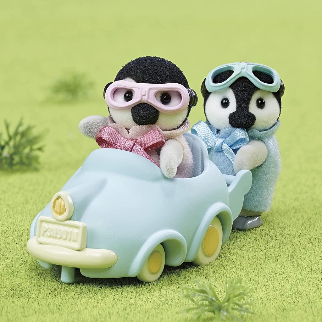 MỚI Đồ Chơi Sylvanian Families 2 Bạn Chim Cánh Cụt Penguin Friends