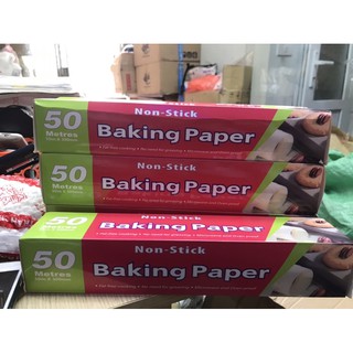 Giấy nến nướng bánh Ko thấm mỡ ( Baking paper 30cm*50m)