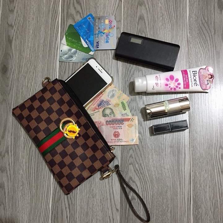 Ví Da Nữ Cầm Tay Đeo Chéo Monbags