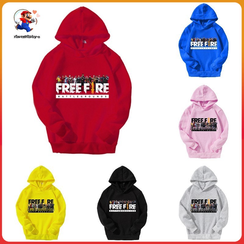 【Giảm giá năm mới】Áo hoodie trẻ em new game free fire Áo khoác trẻ em áo khoác ấm