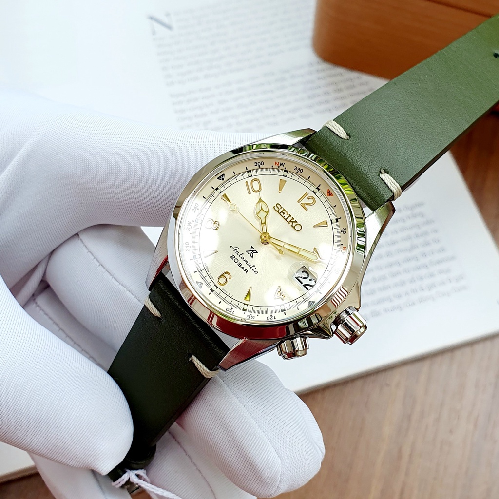 Đồng hồ nam chính hãng Seiko Prospex Alpinist SPB123J1-Máy cơ tự động - Kính Sapphire