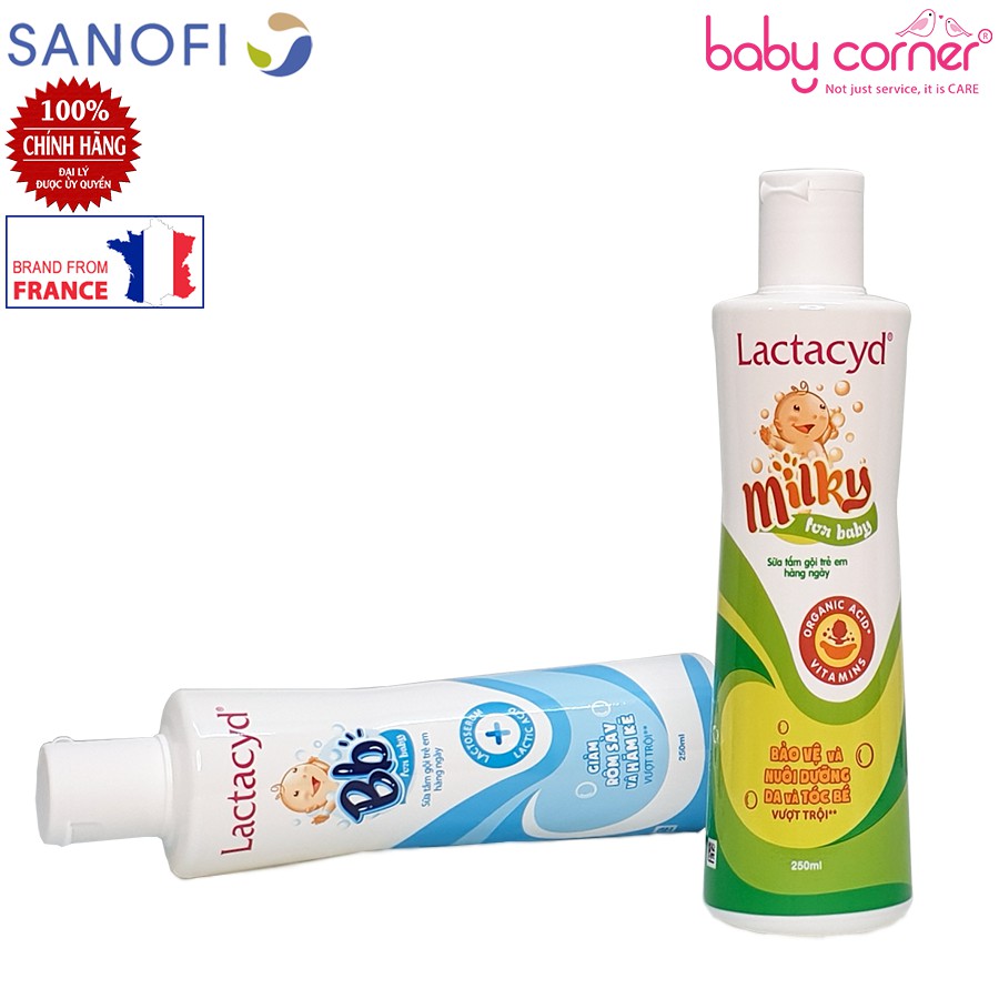 SỮA TẮM GỘI LACTACYD MILKY BẢO VỆ, NUÔI DƯỠNG LÀN DA VÀ TÓC CHO BÉ