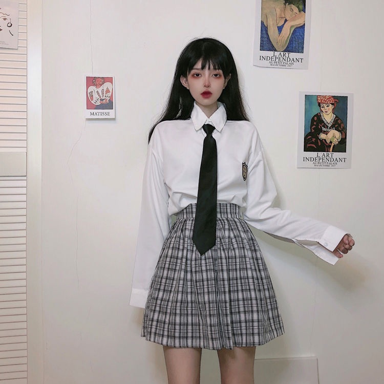 Áo Khoác Sơ Mi Tay Dài Dáng Rộng Phong Cách Hàn Quốc Thời Trang Mùa Hè Cho Nữ