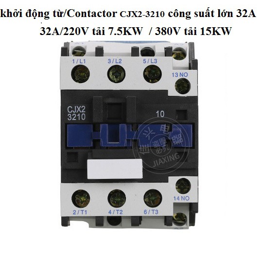 Khởi động từ contactor CJX2 3210-380V,220V 50/60Hz