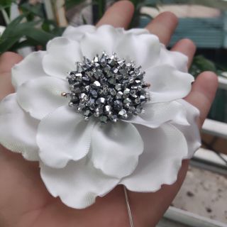 Hoa cài áo size lớn( có video)- 02