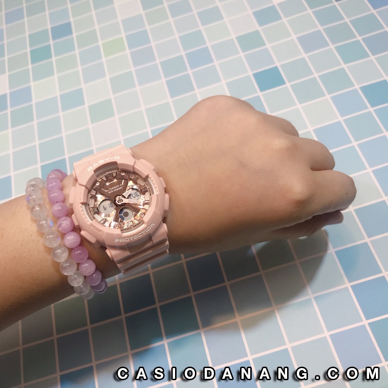 Đồng hồ nữ dây nhựa Casio Baby-G chính hãng Anh Khuê BA-130-4ADR