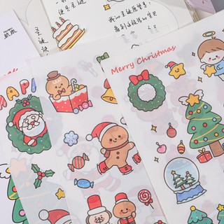 Set 6 tấm sticker christmas - 𝐀𝐢𝐭𝐚𝐨𝟐𝟒𝐇𝐂𝐌