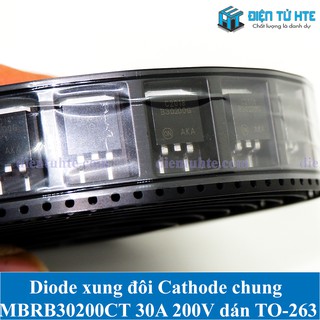 Diode xung đôi cathode chung mbrb30200ct b30200g 30a 200v dán to-263