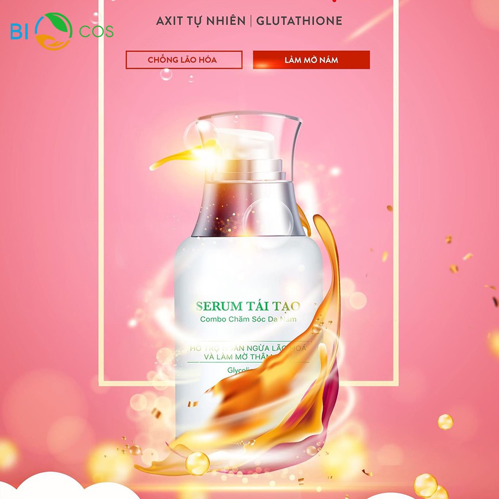 Serum Tái Tạo Da BIOCOS Ngăn Ngừa Lão Hóa Và Làm Mờ Vết Thâm 30g | BigBuy360 - bigbuy360.vn