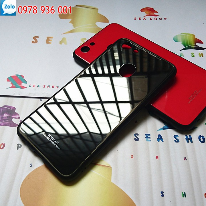 [TẶNG CÁP SẠC]Ốp lưng Oppo F5 lưng kính