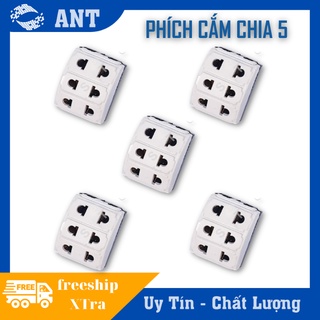 Phích cắm điện chia 5 ngả - pctm5