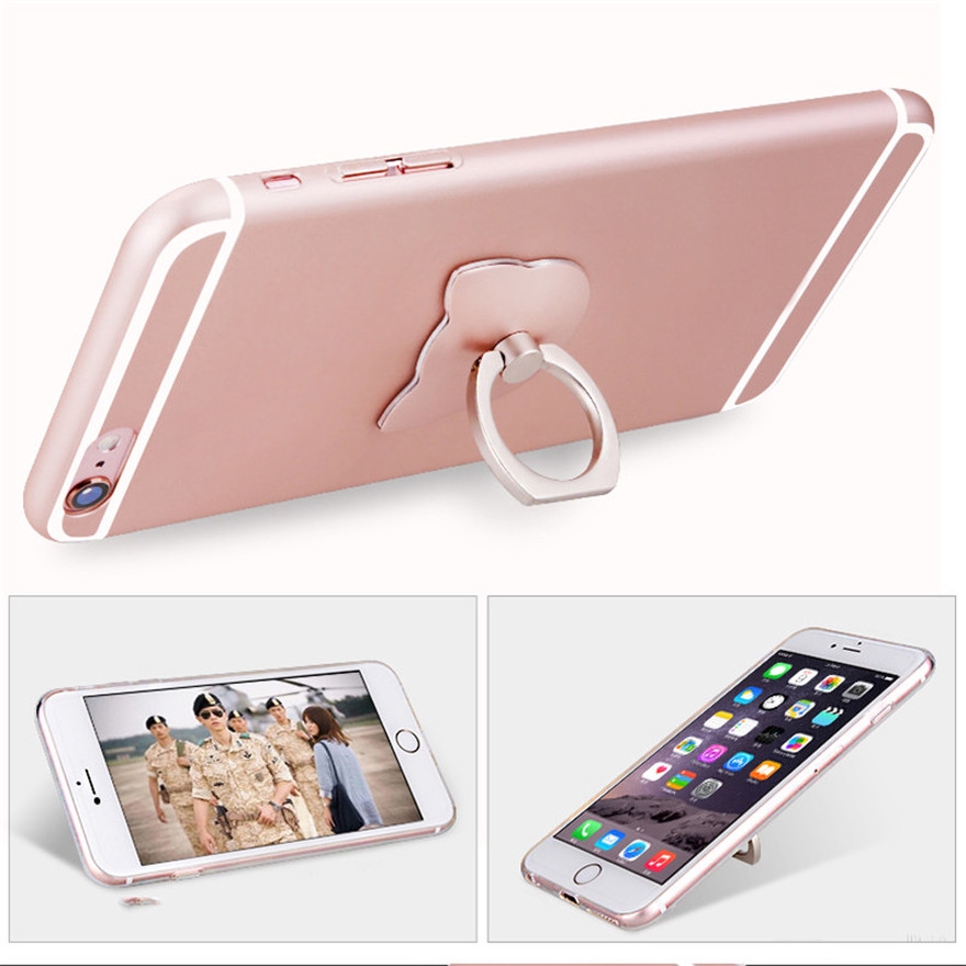 Giá Đỡ Điện Thoại Dạng Nhẫn Hình Tai Mèo Cho iPhone IPad Xiaomi