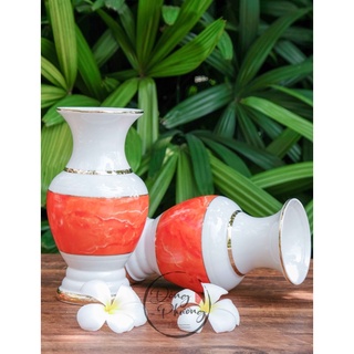 Bộ thờ cúng sứ đỏ 238, bộ lư bình đĩa, bộ thờ cúng, chung nước, bình, đĩa cúng, set thờ