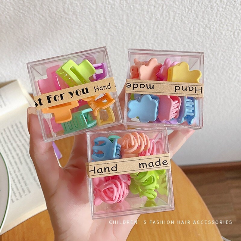 Set 10 Kẹp Tóc Mini Siêu Dễ Thương Cho Bé