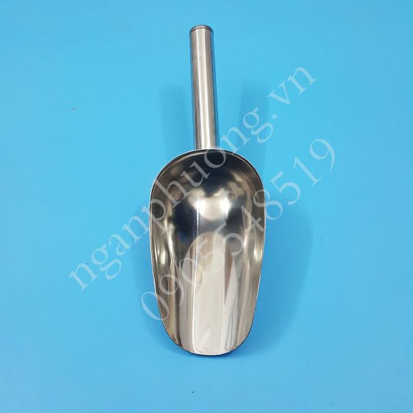 Dụng cụ xúc đá inox , muỗng xúc đá, muỗng xúc gạo