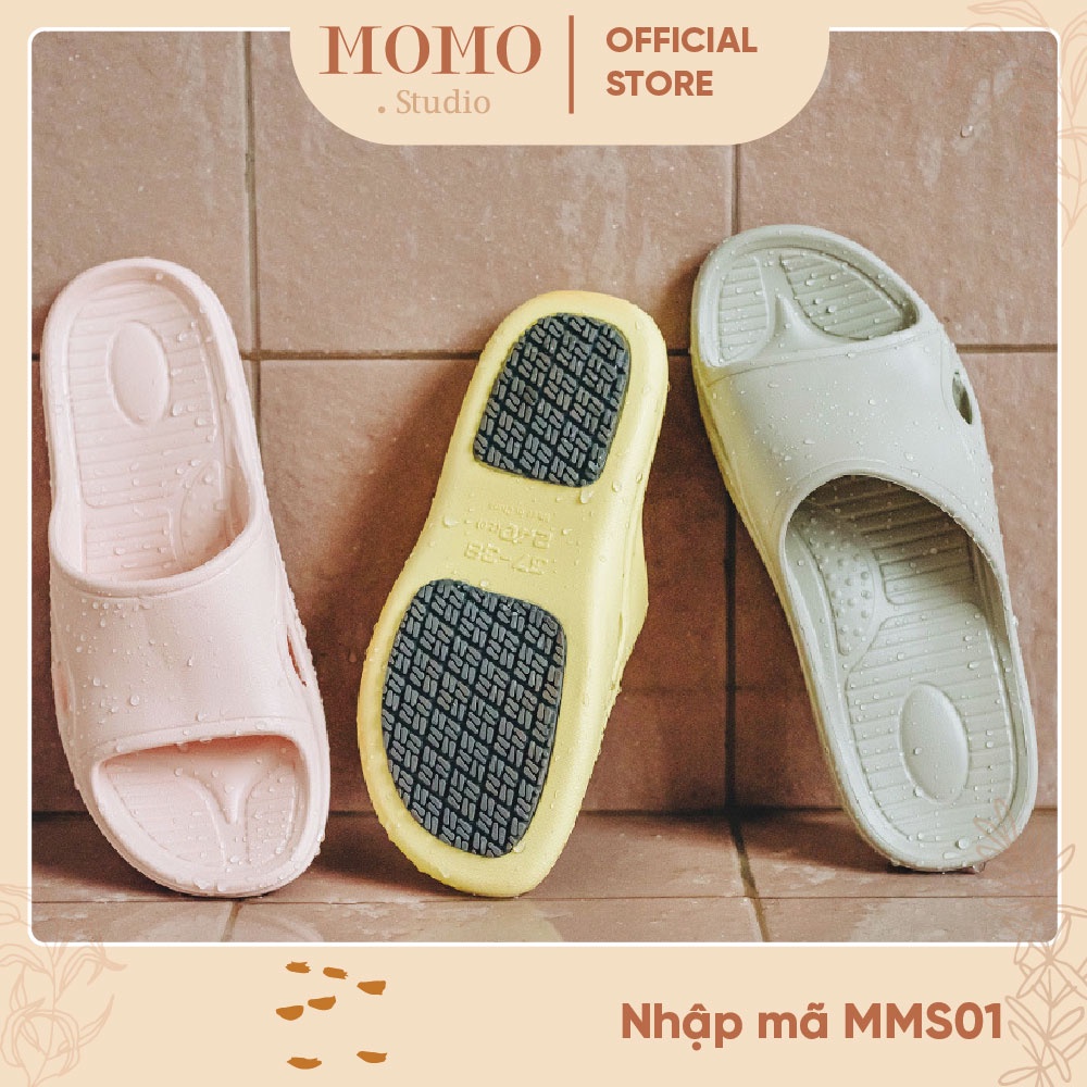 Dép nam nữ đi trong nhà, trong phòng tắm, đi văn phòng, thiết kế tấm đệm chống trượt đặc biệt