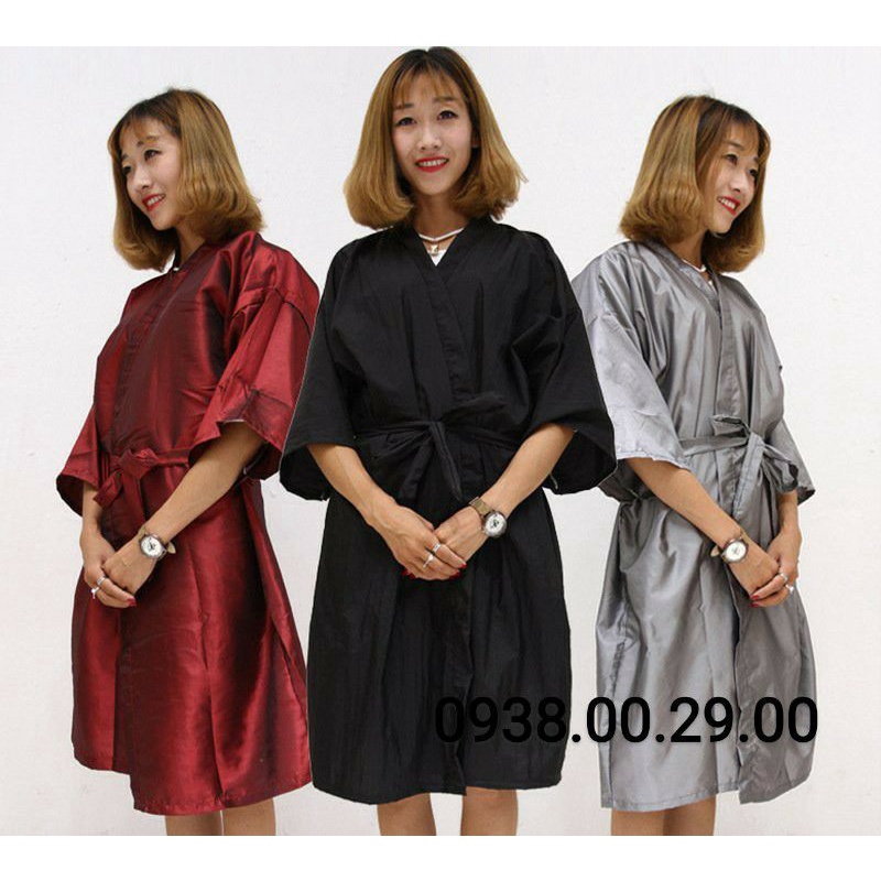 Áo Choàng Cắt Tóc Kimono, Áo Choàng Chống Thấm, Áo Khách Sạn, Áo Choàng Spa