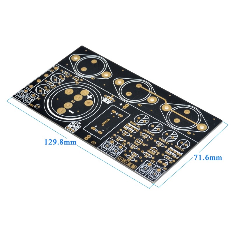 Bộ 2 Bảng Mạch Pcb Aiyima Hood 1969 Khuếch Đại Âm Thanh Class A 6 Ống Câm Chất Lượng Cao