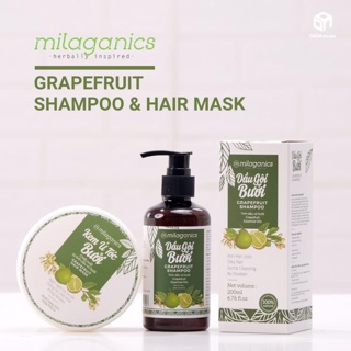 Bộ dầu gội và kem ủ bưởi milaganics