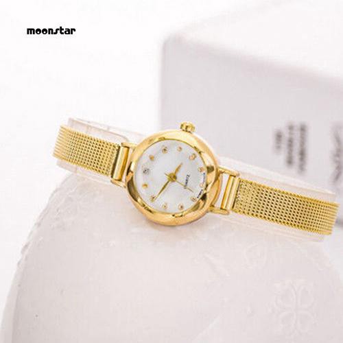 Đồng hồ dây thép lưới mảnh thời trang nữ