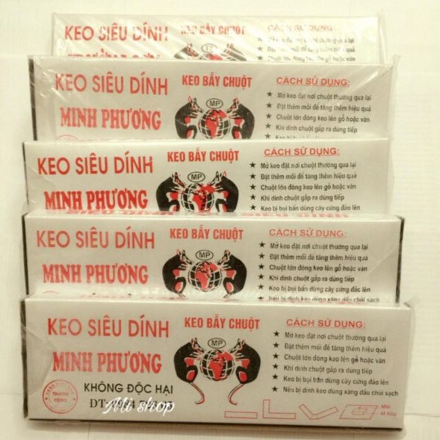 Keo Dính Chuột, Keo Bẫy Chuột Siêu Dính Minh Phương- Diệt Mọi Loại Chuột An Toàn, Hiệu Quả