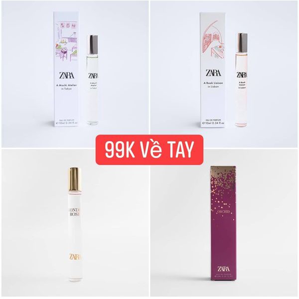 [SẴN-10ML] Nước hoa Nữ ZARA vợt sale | BigBuy360 - bigbuy360.vn