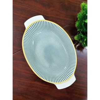 Spriing Khay sứ Oval