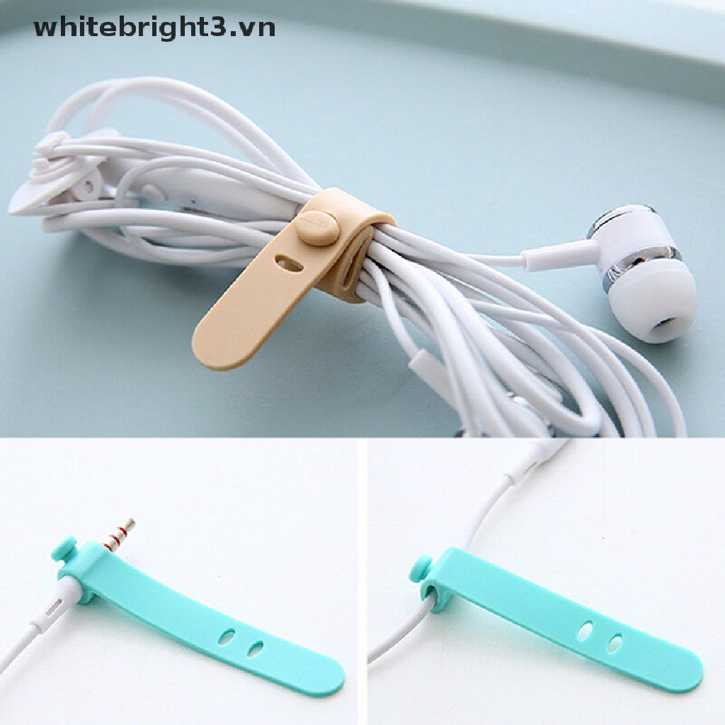 Phụ Kiện Quấn Dây Cáp Sạc Tiện Lợi Bằng Silicone
