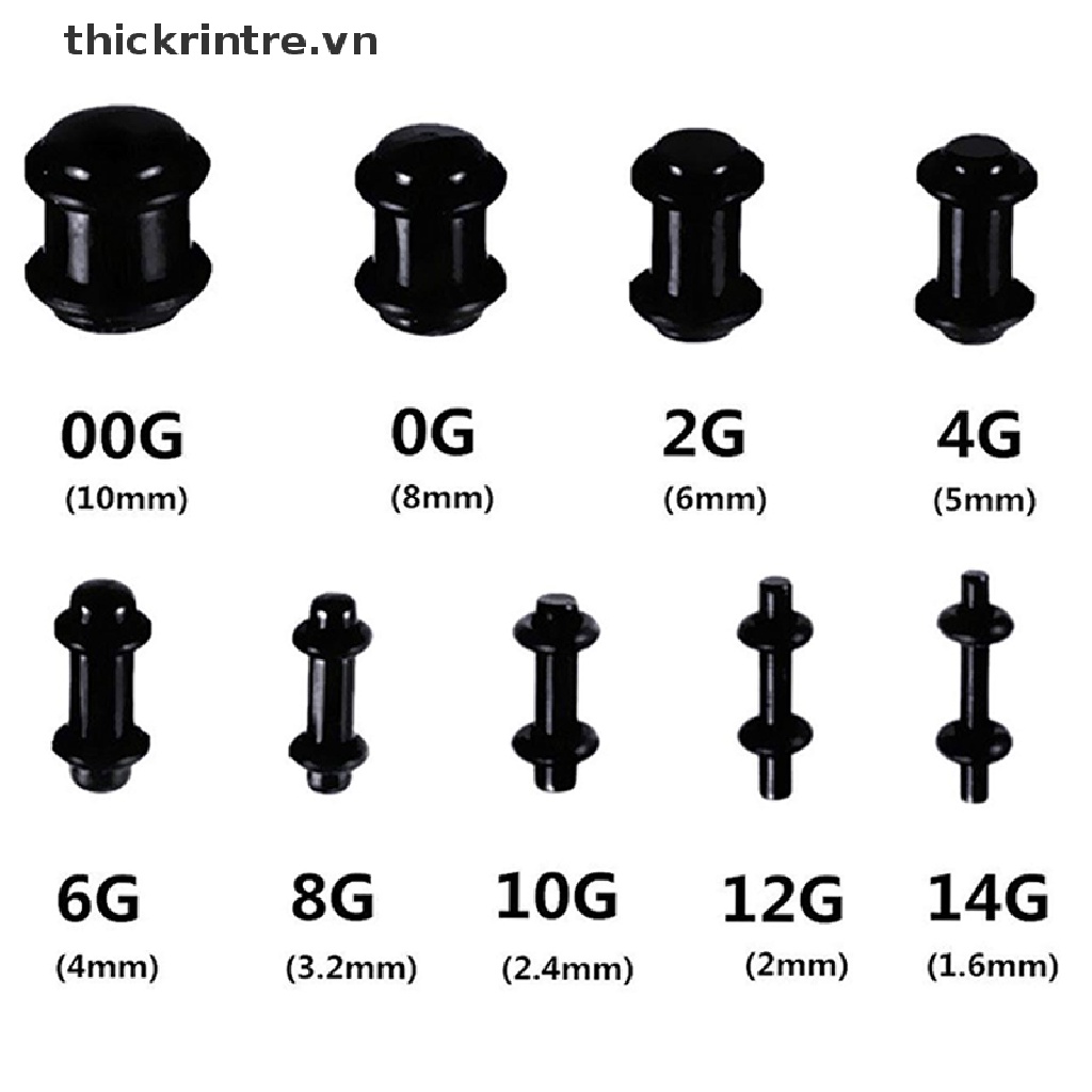 [Mới] Set 36 Khuyên Nong Tai Chất Liệu Acrylic