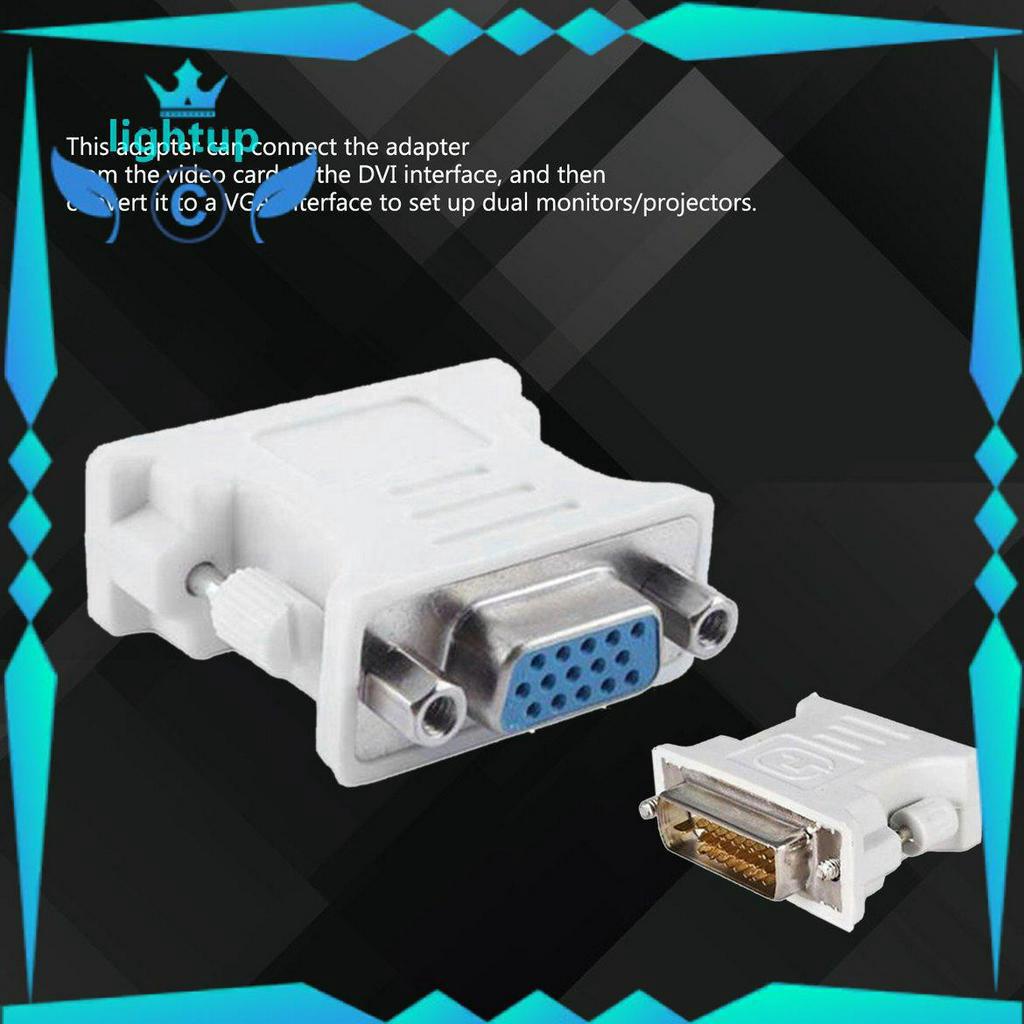 Đầu Chuyển Đổi Vga Sang Dvi D / 24 + 1 Pin