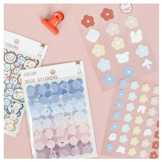 [HCM] Set 3 Miếng Dán Hình Mặt Cười Trang Trí 4 mẫu dễ thương ( Mỗi Set 3 tấm)